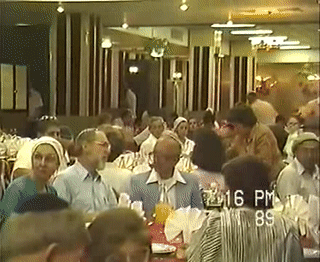 RARE  Rabbi Meir Kahane speaks at the annual Kach dinner in Jerusalem 00:39:15